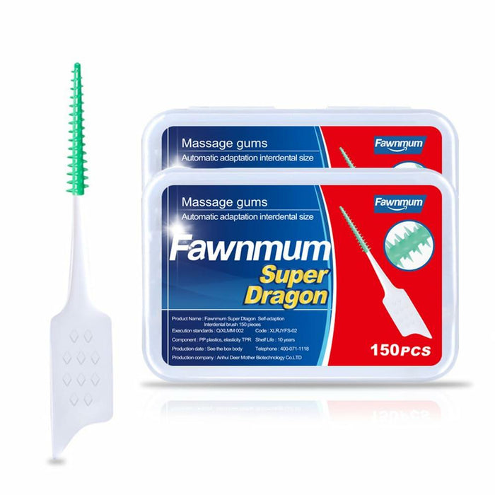 Fawnmum Soft-Picks Advanced Dental Picks 300 Count with Travel Case by Deal US