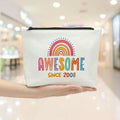 Sldpngo 17th Birthday Makeup Bag Cosmetic Pouch Girls Pink by Deal US