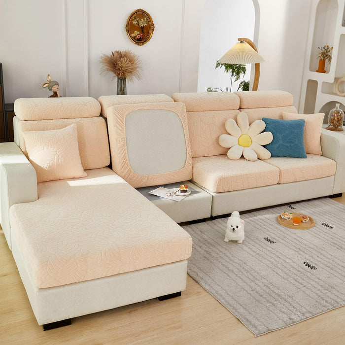 Universal Sofa Cover Stretch Slipcover Anti-Slip L Shape Large Grey by Deal US