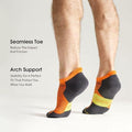 NTCARE Men's Ankle Running Socks Cushioned Low Cut White 6 Pack Size M by Deal US