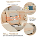 Universal Sofa Cover Stretch Slipcover Anti-Slip L Shape Large Grey by Deal US