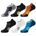 NTCARE Men's Ankle Running Socks Cushioned Low Cut White 6 Pack Size M by Deal US
