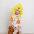 Bubblepompom Duck Plush Hat with Ears Yellow 22" Size 22" by Deal US