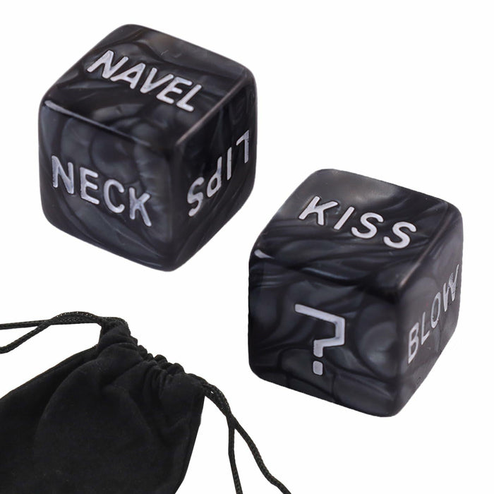 Romantic Naughty Dice Set Couples Game 36 Ways Black Anniversary Valentine by Deal US