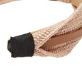 Glamlily Woven Knotted Headbands with Faux Leather Accents 4 Pack Multi by Deal US
