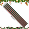 Buffalo Plaid Cotton Table Runner Reversible Red Green 14x84 Inch by Deal US
