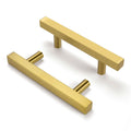 goldenwarm Brushed Brass Cabinet Pulls Gold 3in Drawer Handles 6 Pack by Deal US