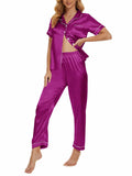 VENTELAN Women's Pajama Set Super-Soft Short & Long Sleeve Pants Size 2XL by Deal US