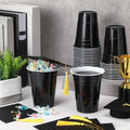 Jingmore Graduation Gift Box 30 Set 16oz Black Plastic Cups Graduation Cap by Deal US