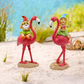 Goodeco Gnome and Flamingo Garden Statue - 6 * 11 Inch (Lady) by Deal US