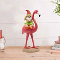 Goodeco Gnome and Flamingo Garden Statue - 6 * 11 Inch (Lady) by Deal US