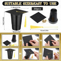 Jingmore Graduation Gift Box 30 Set 16oz Black Plastic Cups Graduation Cap by Deal US
