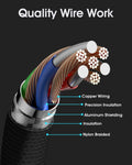 Kobilar USB C to USB C Cable 60W Fast Charging 3 Pack Multi-Length by Deal US