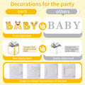 Onteftshop Baby Boxes Letters Party Decorations Transparent Gold 4pcs by Deal US