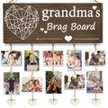 Gaoikerr Grandma's Brag Board Picture Frame Gift Black Grandkids Display by Deal US