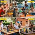 zenhealth Fly Fan Portable Battery Powered 4 Pack for Table Desk Camping by Deal US
