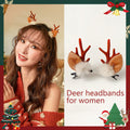 Christmas Reindeer Antlers Headband Pine Cone Hair Accessories Festive by Deal US