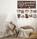 Gaoikerr Grandma's Brag Board Picture Frame Gift Black Grandkids Display by Deal US