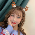 Christmas Reindeer Antlers Headband Pine Cone Hair Accessories Festive by Deal US