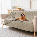 Waterproof Reversible Dog Blanket Leakproof 30x70 Brown Khaki Size 30x70 by Deal US