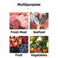 Ubierta Black Plastic Meat Trays with Absorbent Pads 8x5x1.3in 10 Sets by Deal US