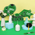 JOYMEMO Graduation Party Centerpiece Sticks 24pcs Teal Black 2025 by Deal US