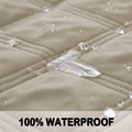 Waterproof Reversible Dog Blanket Leakproof 30x70 Brown Khaki Size 30x70 by Deal US
