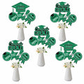 JOYMEMO Graduation Party Centerpiece Sticks 24pcs Teal Black 2025 by Deal US