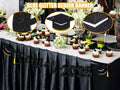 Oudain Glitter Senior 2025 Graduation Cap Banner Congrats Grad Blue by Deal US