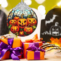 Pumpkin Family Stained Glass Christmas Ornament Holiday Decoration by Deal US
