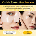 BestBy01/28 BXRUIAGN Snail Mucin Face Mask 96 Hydrogel Korean Skin Care 4pcs by Deal US