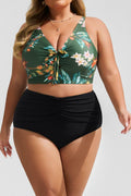 Hanna Nikole Women's High Waisted Tummy Control Bikini Bottom Black by Deal US