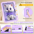 TOMORRY iPad Pro 11 Inch Case 2024 M4 5th Gen Purple with Screen Protector by Deal US