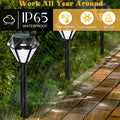 Ouddy Decor Solar Outdoor Waterproof LED Garden Lights Cool White 4 Pack by Deal US