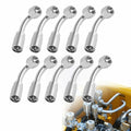 10 pcs Hydraulic 5/16" Hose x 3/4" JIC 37° Female 90° Elbow Fittings by Deal US