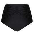 Hanna Nikole Women's High Waisted Tummy Control Bikini Bottom Black by Deal US