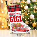 TSUYAWU Gigi Christmas Stocking Holiday Decoration 18x12 Inch by Deal US