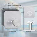 ACNISM Heavy Duty Waterproof Adhesive Hooks Stainless Steel 4 Pack Silver by Deal US