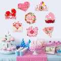 Arosche Mothers Day Yard Signs 8pcs with Stakes Outdoor Party Decorations by Deal US