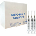 BB06/25 Generic 3ml 22G 1" Luer Lock Disposable Syringes 100 Count by Deal US