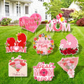 Arosche Mothers Day Yard Signs 8pcs with Stakes Outdoor Party Decorations by Deal US