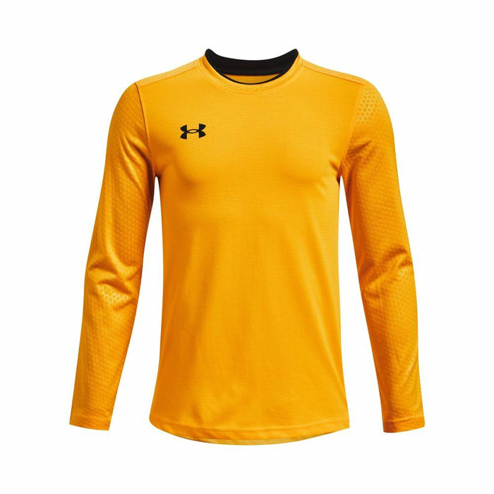 Under Armour Boys Wall Goalkeeper Jersey Steeltown Gold/Black Size Small by Deal US
