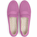 Lrtyu Womens Knit Driving Loafers Comfortable Slip On Casual Pink Size 7 by Deal US