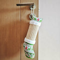 FuneeTop Interactive Cat Kicker Toy Stocking Shape 12'' Natural Sisal Red by Deal US