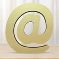 DEEZOMO 4 Inch 3D Golden Wooden Letter Z Unfinished Wood Craft Decor by Deal US