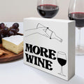 Bar Desk Decor Wooden Box Sign Wine Lover Gifts Home Kitchen Dining Room by Deal US