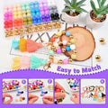 96PCS 15mm Silicone Beads Kit 19 Colors Round DIY Crafts Bracelet Necklace by Deal US