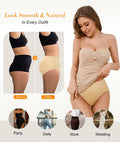 SIMIYA Shapewear Tummy Control Mid Waist Trainer Briefs Size 3XL by Deal US