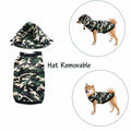 Miaododo Windproof Fleece Lined Dog Jacket Camouflage Size 5XL by Deal US