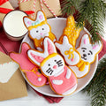 Easter Bunny Cookie Cutter Set Stainless Steel 5 Pieces Holiday Party by Deal US